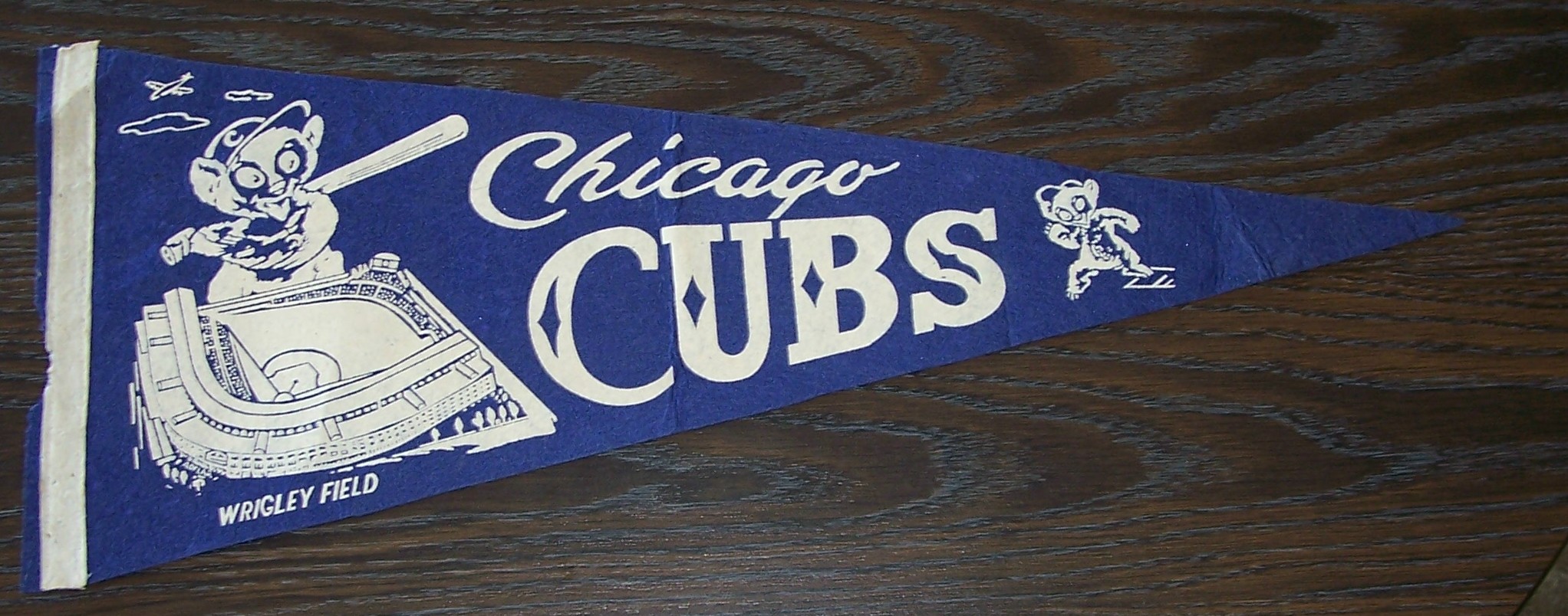 Vintage Chicago Cubs MLB Baseball Pennant